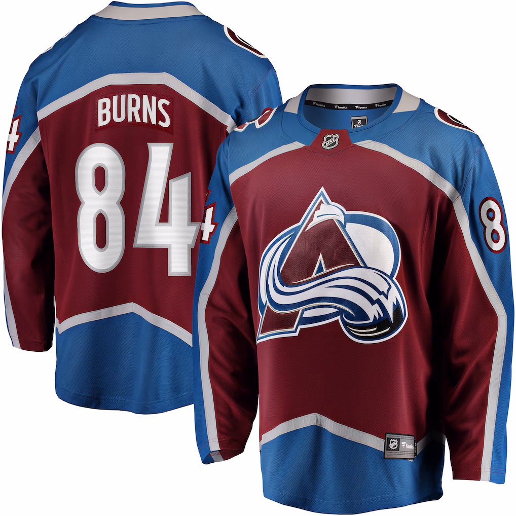 Men's Colorado Avalanche Brent Burns Fanatics Burgundy Home Breakaway Jersey - ujerseystore
