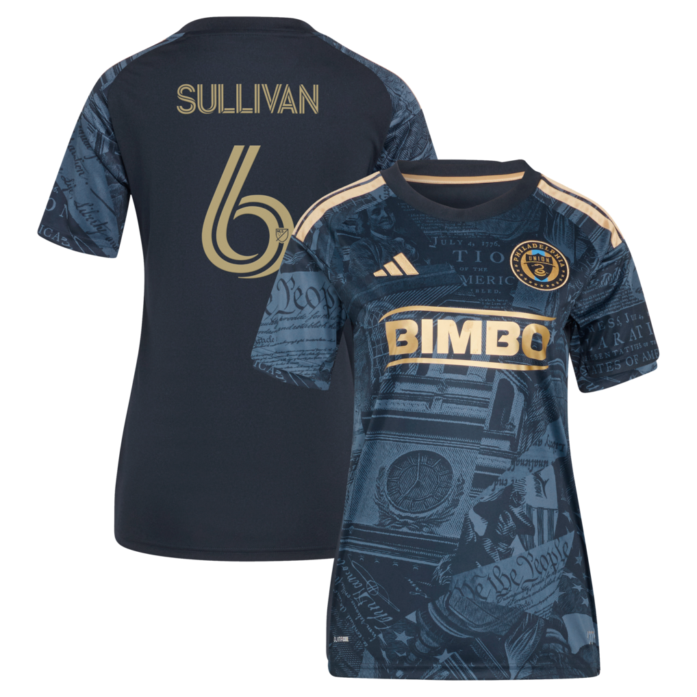 Women's Philadelphia Union Cavan Sullivan adidas Navy 2026 1776 Kit Replica Jersey - Ujersey