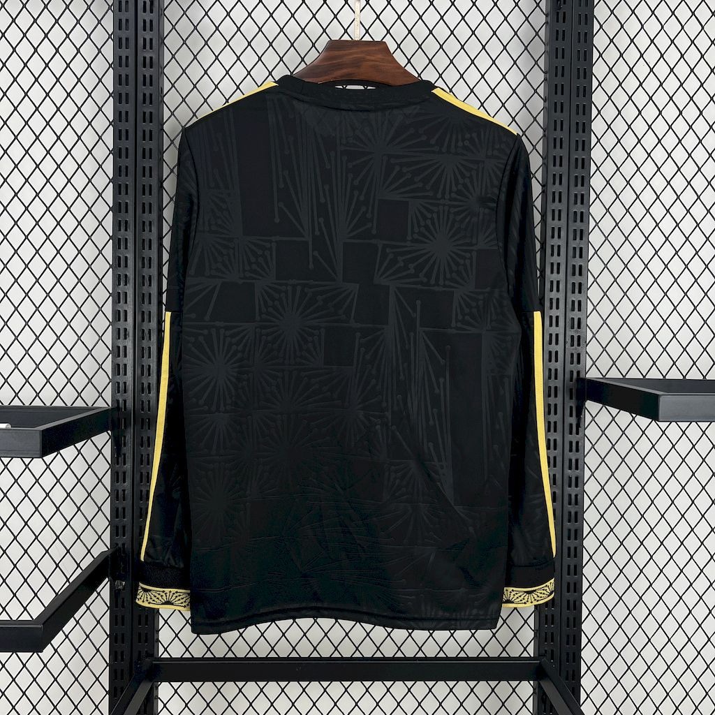 Mexico Gold Cup Black Special Long Sleeve Soccer Jersey Custom Shirt 2025 - ujerseystore