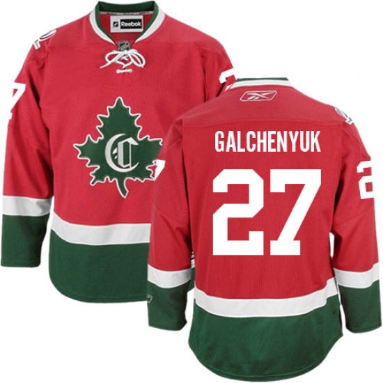 Youth Reebok Montreal Canadiens #27 Alex Galchenyuk Authentic Red New CD NHL Jersey