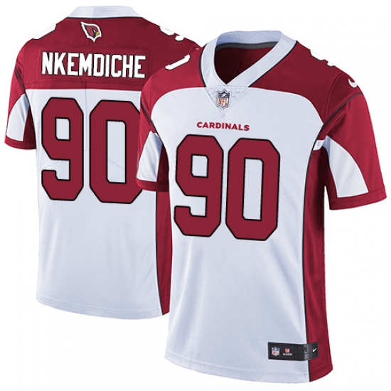 Men's Nike Arizona Cardinals #90 Robert Nkemdiche White Vapor Untouchable Limited Player NFL Jersey - Ujersey