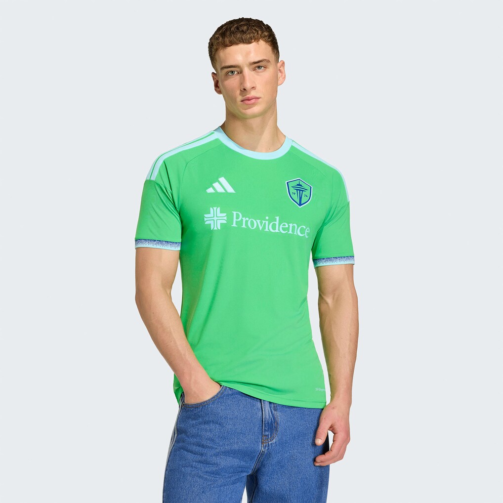 Men's Seattle Sounders FC Rave Green 2026 The Evergreen State Kit Replica Jersey - Ujersey