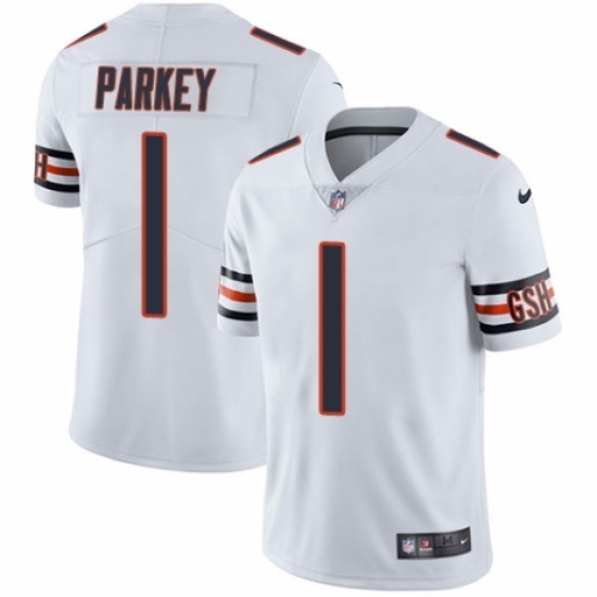 Youth Nike Chicago Bears #1 Cody Parkey White Vapor Untouchable Limited Player NFL Jersey - Ujersey