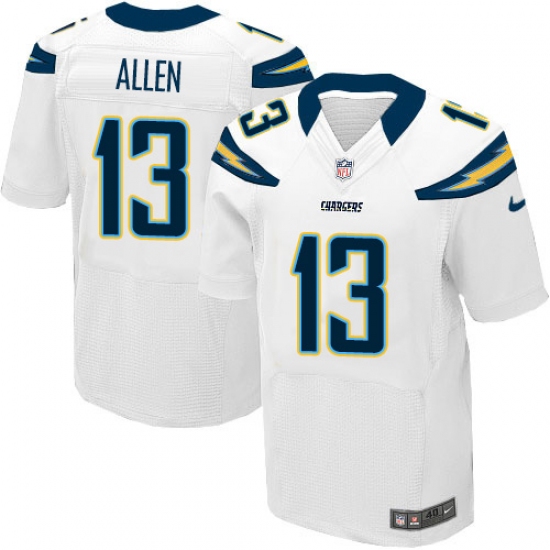 Men's Nike Los Angeles Chargers #13 Keenan Allen Elite White NFL Jersey - Ujersey