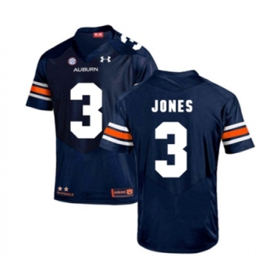 Auburn Tigers 3 Jonathan Jones Navy College Football Jersey - Ujersey