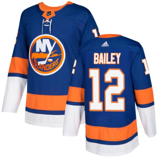 Youth Adidas New York Islanders #12 Josh Bailey Premier Royal Blue Home NHL Jersey - Ujersey