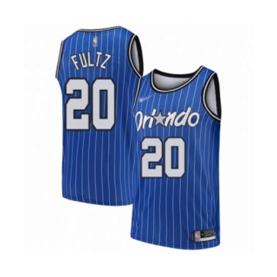 Women's Orlando Magic #20 Markelle Fultz Swingman Blue Hardwood Classics Basketball Jersey - Ujersey