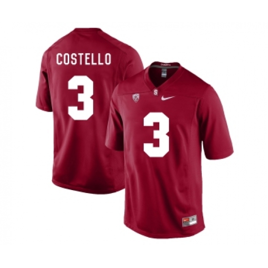Stanford Cardinal 3 K.J. Costello Cardinal College Football Jersey
