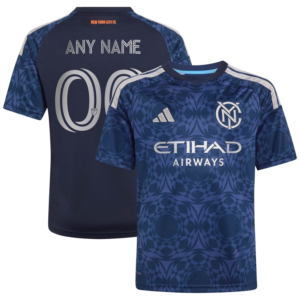 Youth New York City FC adidas Blue 2026 The All Nations Kit Replica Custom Jersey - Ujersey