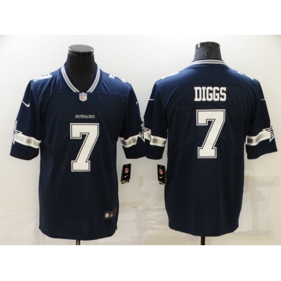 Men's Dallas Cowboys #7 Trevon Diggs Blue Limited Player Jersey - Ujersey