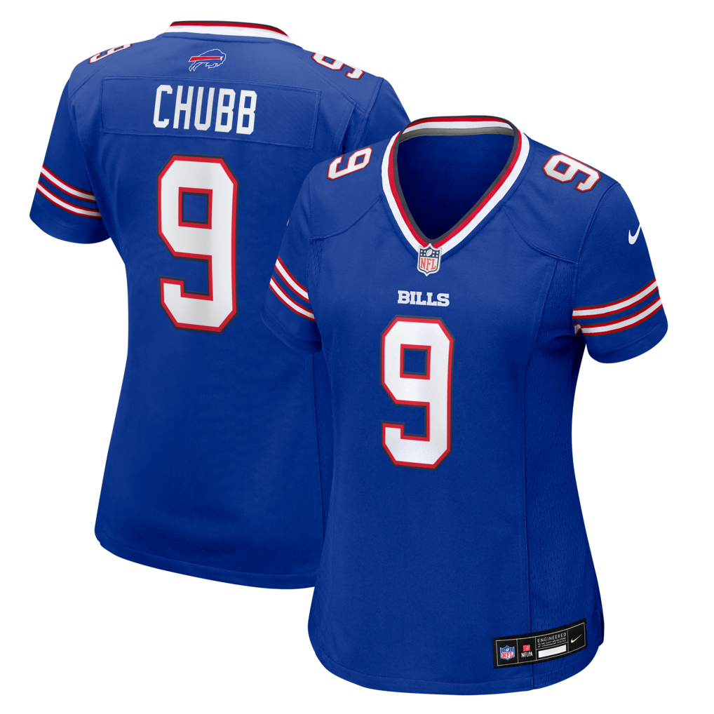 Women's Buffalo Bills Bradley Chubb Nike Royal Team Game Jersey - ujerseystore