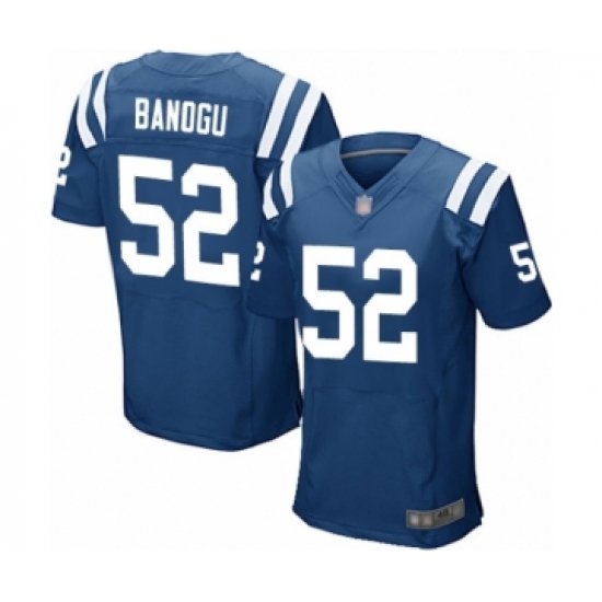 Men's Indianapolis Colts #52 Ben Banogu Elite Royal Blue Team Color Football Jersey - Ujersey