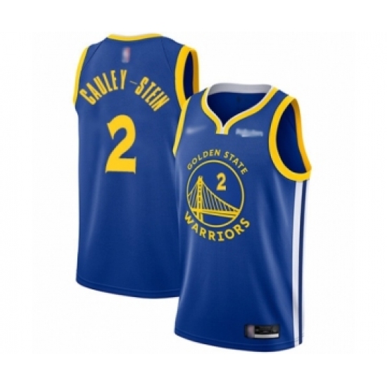 Women's Golden State Warriors #2 Willie Cauley-Stein Swingman Royal Finished Basketball Jersey - Icon Edition - Ujersey
