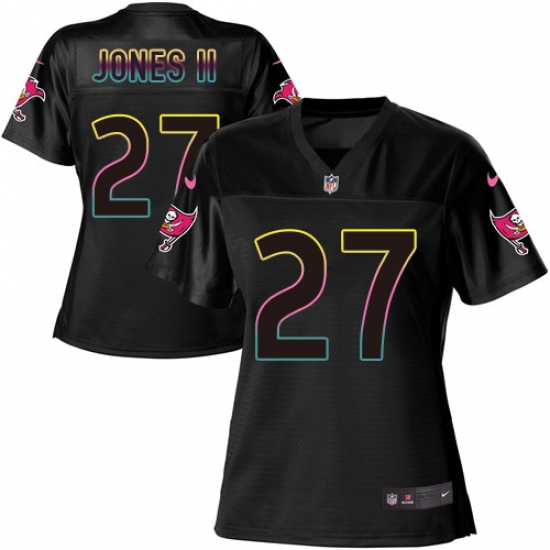 Women's Nike Tampa Bay Buccaneers #27 Ronald Jones II Black NFL Fashion Game Jersey - Ujersey