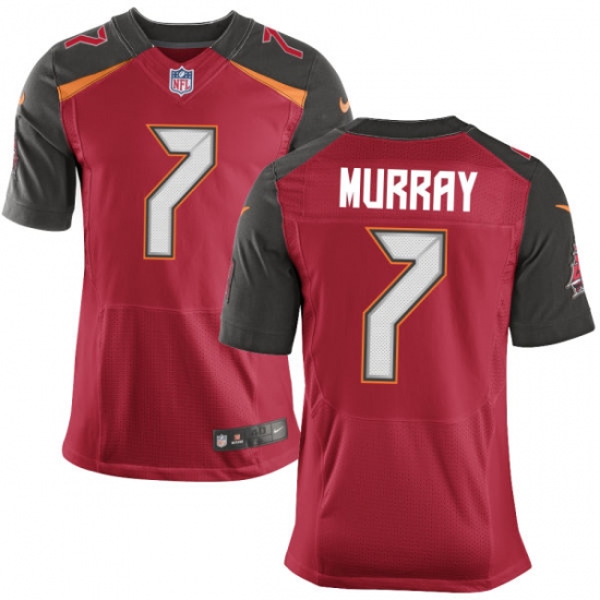 Men's Nike Tampa Bay Buccaneers #7 Patrick Murray Elite Red Team Color NFL Jersey - Ujersey
