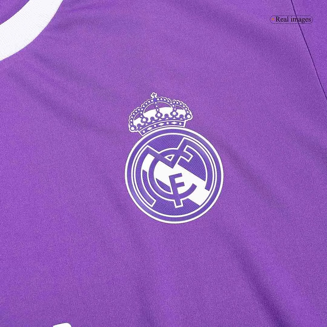 Real Madrid Retro Jersey Away Soccer Shirt Long Sleeve 2016/17