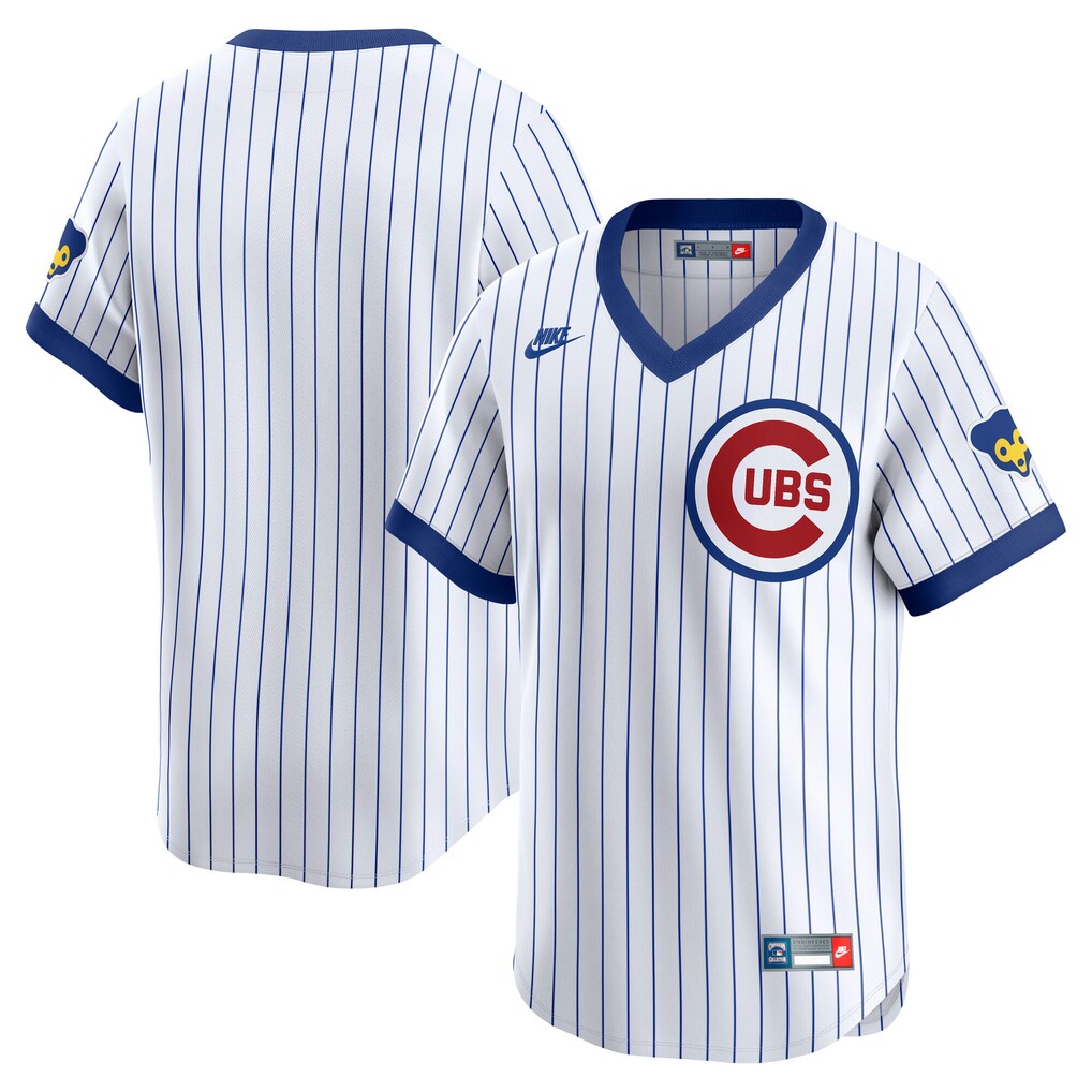 Men's Chicago Cubs Nike White Cooperstown Collection Limited Jersey - Ujersey NHL