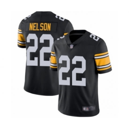 Youth Pittsburgh Steelers #22 Steven Nelson Black Alternate Vapor Untouchable Limited Player Football Jersey - Ujersey
