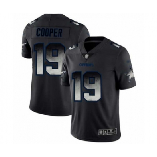 Men's Dallas Cowboys #19 Amari Cooper Black Smoke Fashion Limited Football Jersey - Ujersey