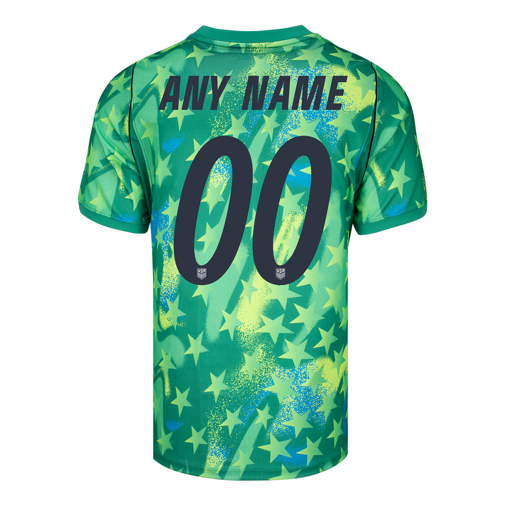 Men's Nike USMNT 2026 Personalized Goalkeeper Stadium Jersey - Ujersey