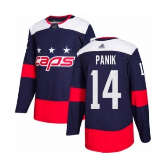 Youth Washington Capitals #14 Richard Panik Authentic Navy Blue 2018 Stadium Series Hockey Jersey - Ujersey