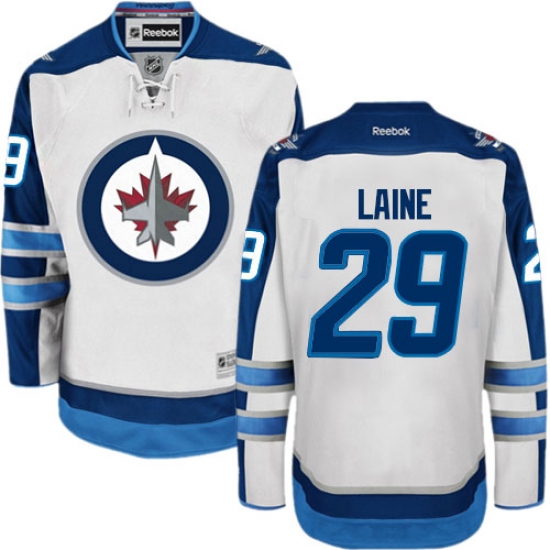 Youth Reebok Winnipeg Jets #29 Patrik Laine Authentic White Away NHL Jersey - Ujersey