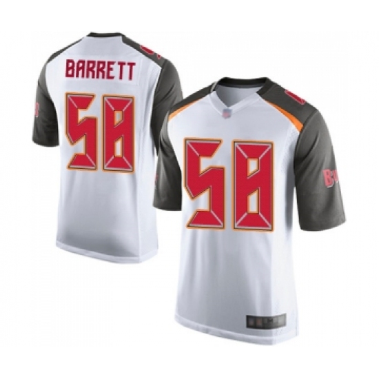 Men's Tampa Bay Buccaneers #58 Shaquil Barrett Game White Football Jersey - Ujersey