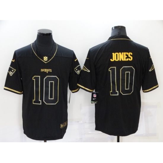 Men's New England Patriots #10 Mac Jones Black Nike Silver Inverted Legend Jersey - Ujersey