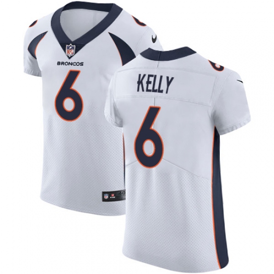 Men's Nike Denver Broncos #6 Chad Kelly White Vapor Untouchable Elite Player NFL Jersey - Ujersey
