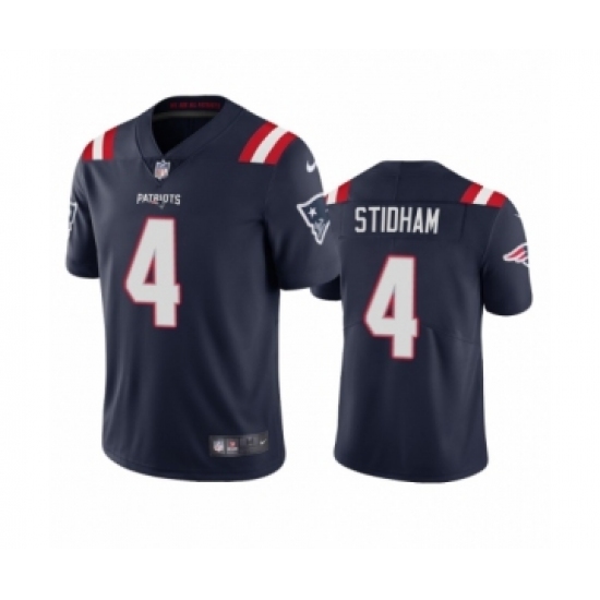 New England Patriots #4 Jarrett Stidham Navy 2020 Vapor Limited Jersey - Ujersey