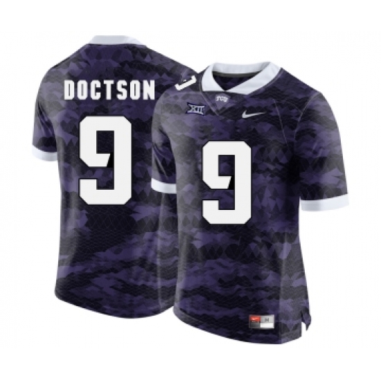 TCU Horned Frogs 9 Josh Doctson Purple College Football Limited Jersey - Ujersey