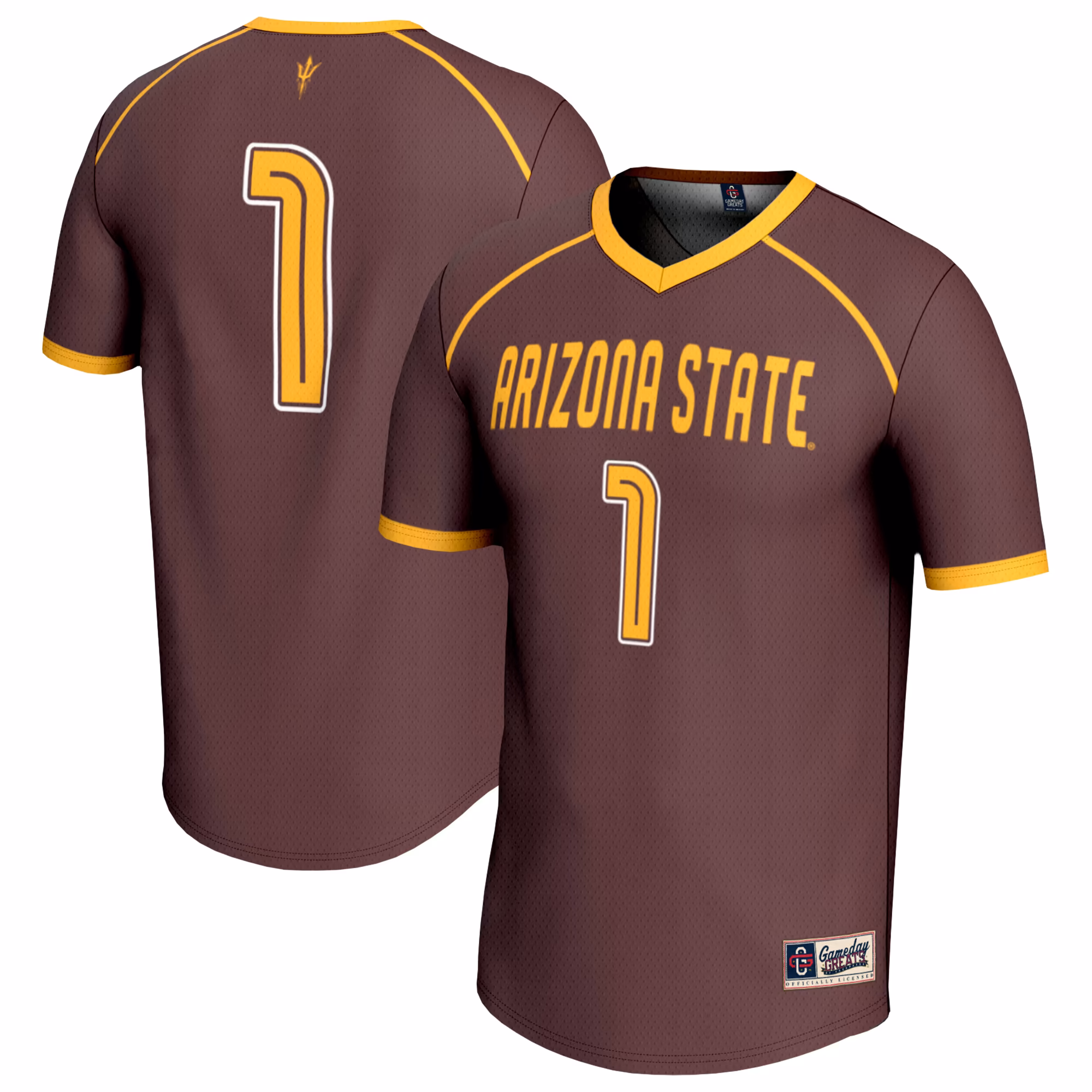 Lightweight Women's Lacrosse Fashion Jersey GameDay Greats Maroon #1 Arizona State Sun Devils
