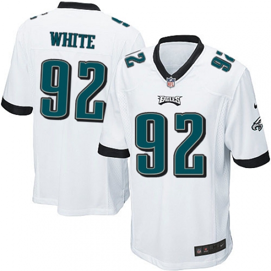 Men's Nike Philadelphia Eagles #92 Reggie White Game White NFL Jersey - Ujersey