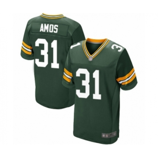 Men's Green Bay Packers #31 Adrian Amos Elite Green Team Color Football Jersey - Ujersey