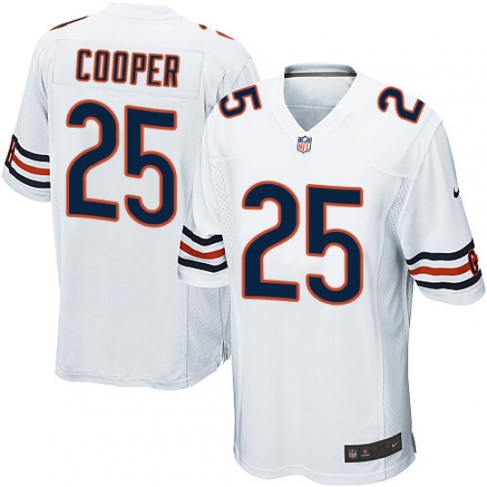 Men's Nike Chicago Bears #25 Marcus Cooper Game White NFL Jersey - Ujersey