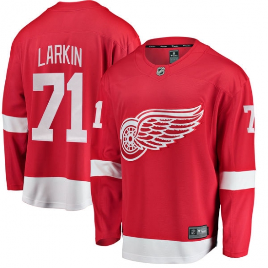 Men's Detroit Red Wings #71 Dylan Larkin Fanatics Branded Red Home Breakaway NHL Jersey - Ujersey