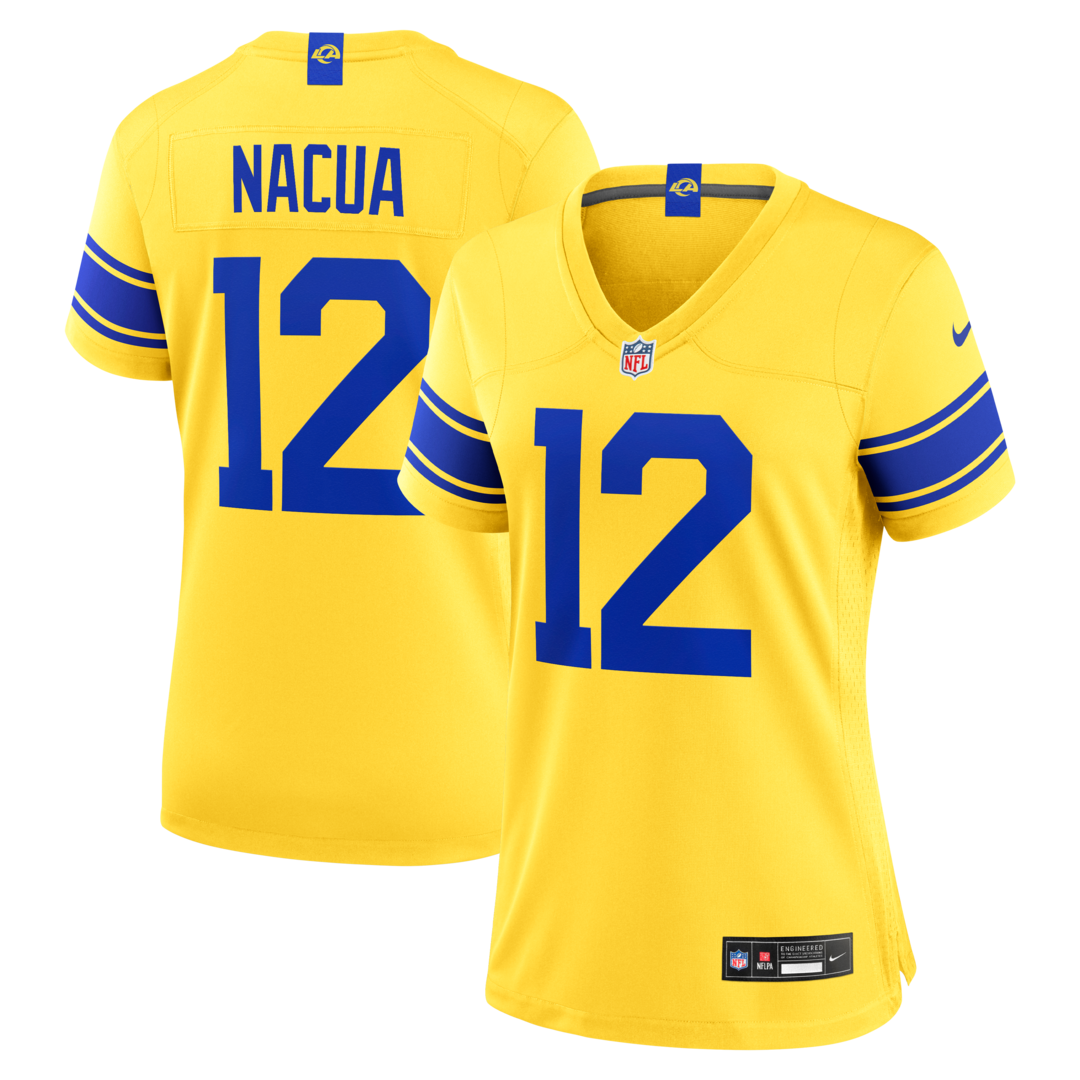 Women's Los Angeles Rams Puka Nacua Nike Classic Sol Game Jersey - Ujersey