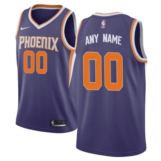 Men's Phoenix Suns Nike Purple Swingman Custom Jersey - Icon Edition - Ujersey