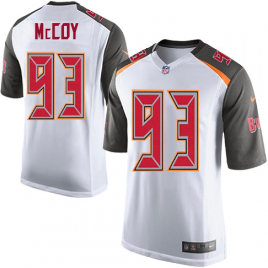 Men's Nike Tampa Bay Buccaneers #93 Gerald McCoy Game White NFL Jersey - Ujersey