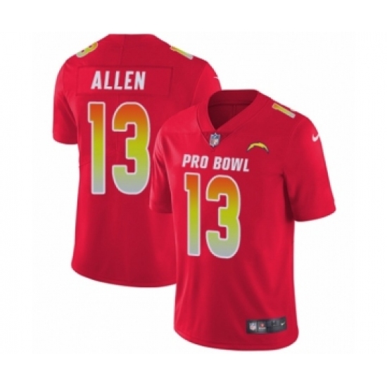 Men's Nike Los Angeles Chargers #13 Keenan Allen Limited Red AFC 2019 Pro Bowl NFL Jersey - Ujersey