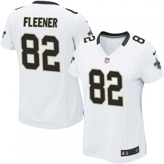 Women's Nike New Orleans Saints #82 Coby Fleener Game White NFL Jersey - Ujersey