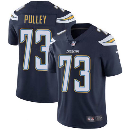 Men's Nike Los Angeles Chargers #73 Spencer Pulley Navy Blue Team Color Vapor Untouchable Limited Player NFL Jersey - Ujersey