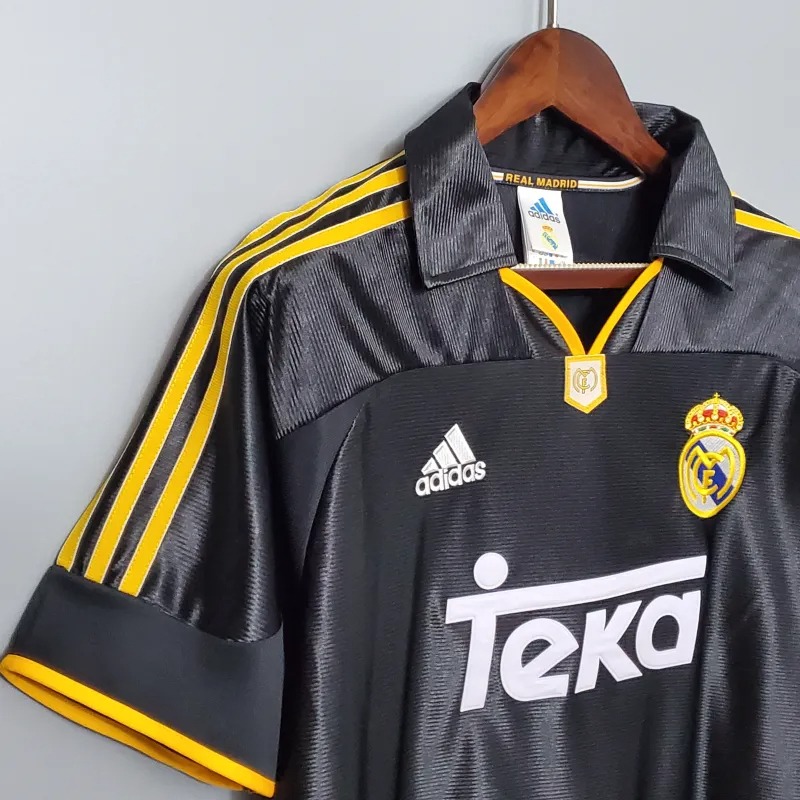 Real Madrid Retro Jersey Away Custom Soccer Shirt 1999-01