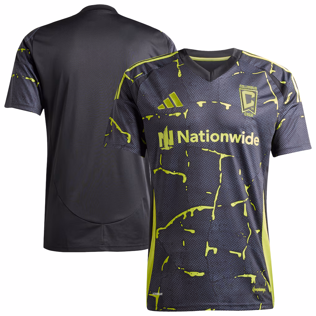 Men's Columbus Crew adidas Black 2025 The Goosebumps Replica Jersey - Ujersey NHL