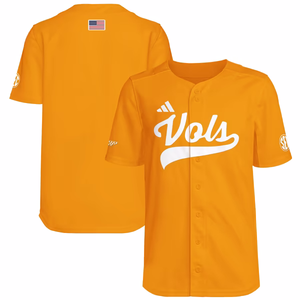 Youth adidas Tennessee Orange Tennessee Volunteers Baseball Jersey - U-jersey