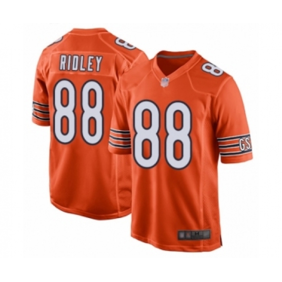 Men's Chicago Bears #88 Riley Ridley Game Orange Alternate Football Jersey - Ujersey