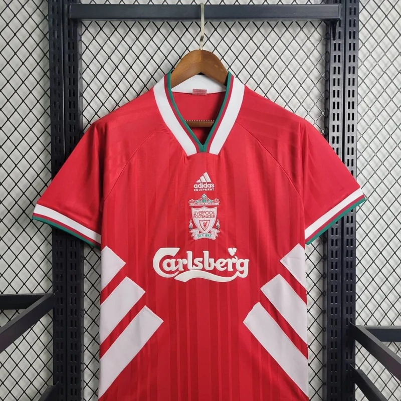 Liverpool Retro Football Jersey Home Custom Shirt 1993/95 - ujerseystore