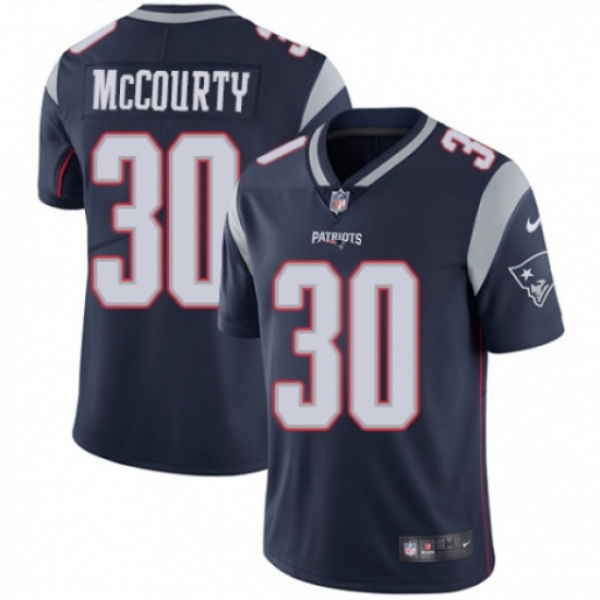Men's Nike New England Patriots #30 Jason McCourty Navy Blue Team Color Vapor Untouchable Limited Player NFL Jersey - Ujersey