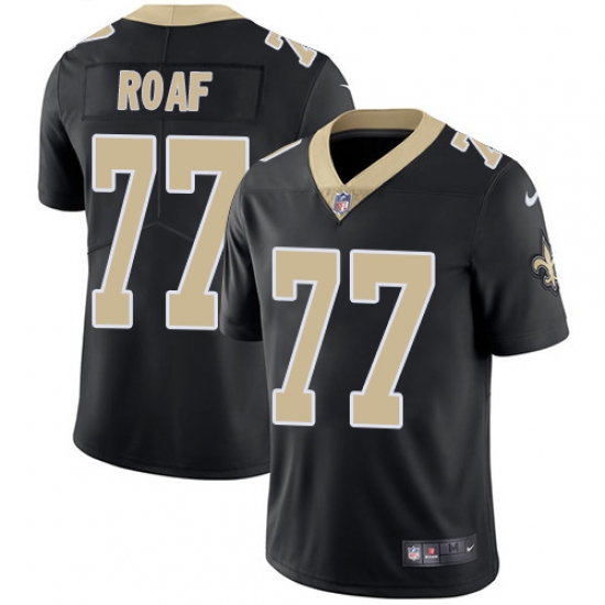 Youth Nike New Orleans Saints #77 Willie Roaf Black Team Color Vapor Untouchable Limited Player NFL Jersey - Ujersey