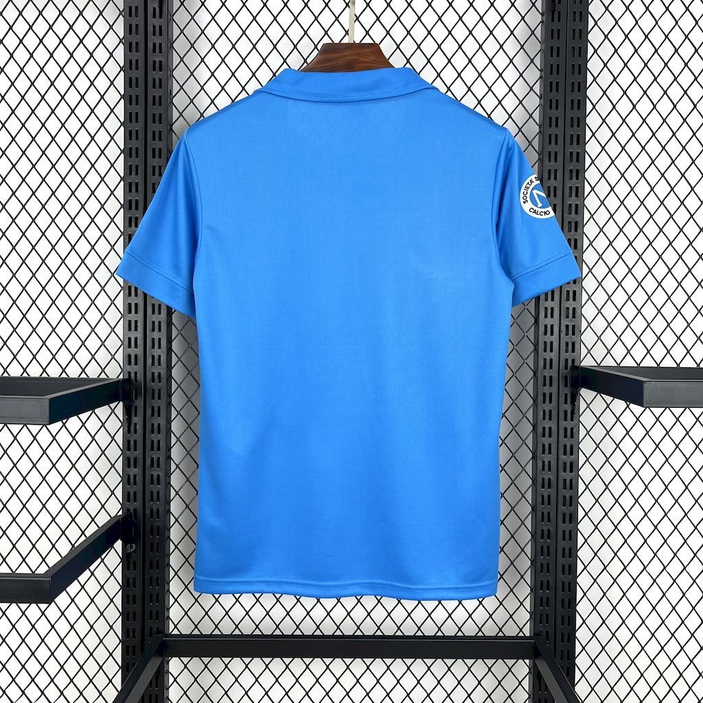 Napoli Retro Soccer Jersey Home Custom Maradona Shirt 1987-88 - ujerseystore